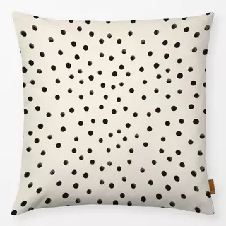 Kissen Black Dotty blanko