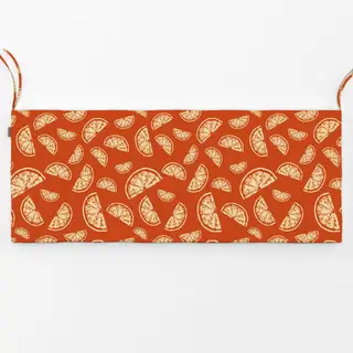 Bankauflage Santorini Lemon Pattern