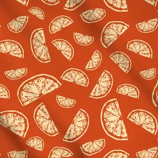 Meterware Santorini Lemon Pattern