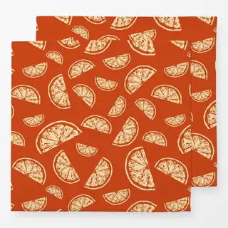 Servietten Santorini Lemon Pattern