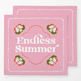 Servietten Endless Summer rosa