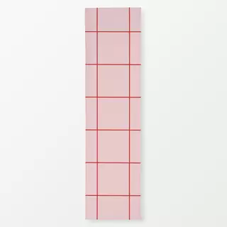 Tischläufer Big Grid Red Rose