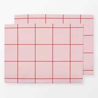 Tischset Big Grid Red Rose