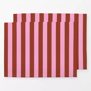 Tischset Hej cutie pie! Pattern Pink