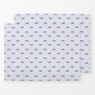 Tischset Perlen Babyblau