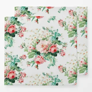 Servietten Chintz Rosen Sommer Garten
