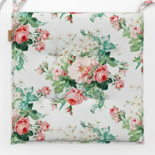 Sitzkissen Chintz Rosen Sommer Garten