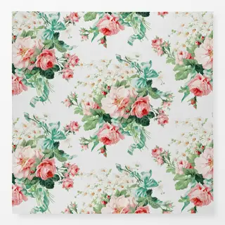 Tischdecke Chintz Rosen Sommer Garten