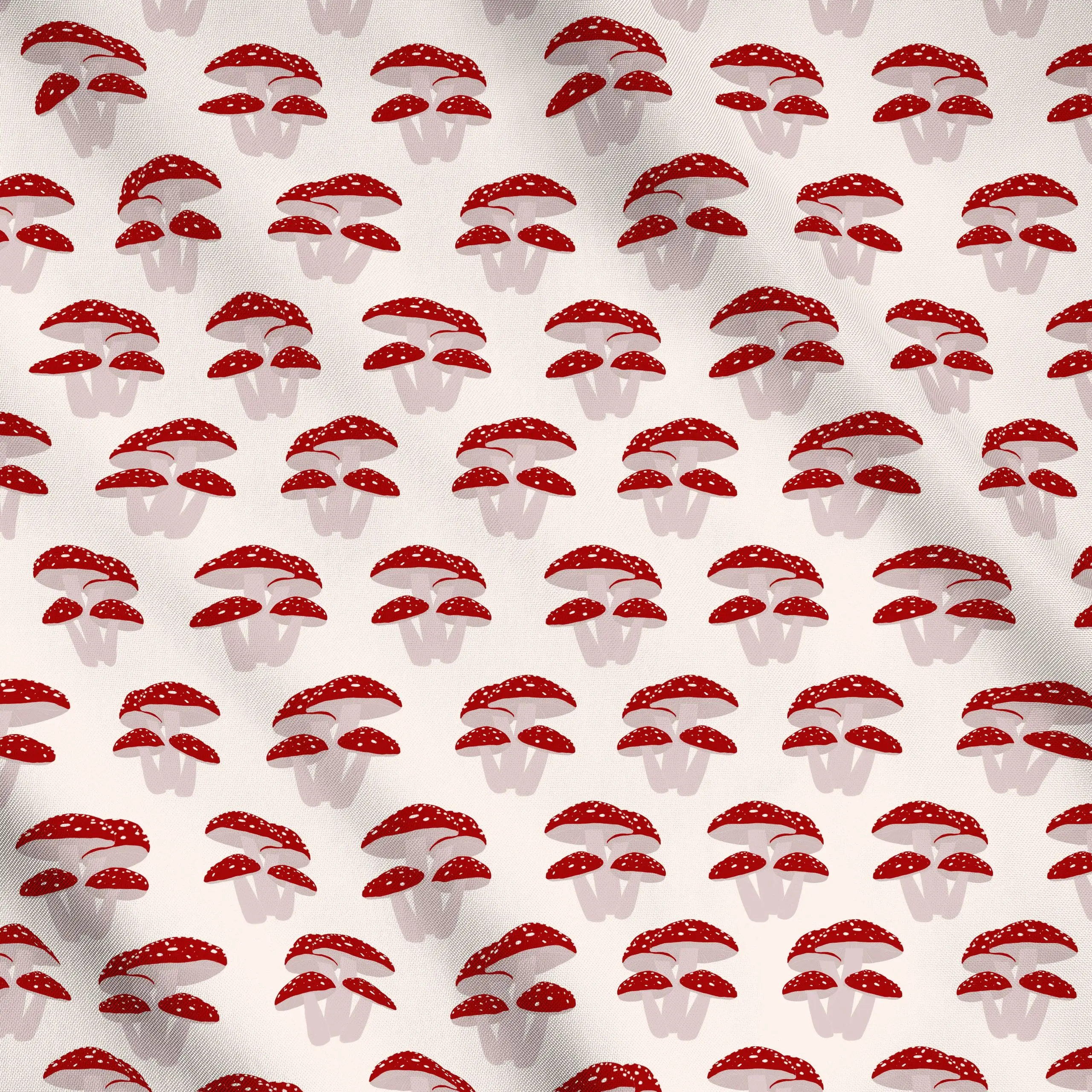 Meterware Fliegenpilze Pattern - Herbst - von „Sophie Augustin Illustration"; Illustration, Wald, Herbst, pilze, gepunktet, ...