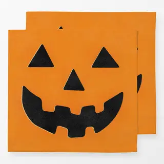 Servietten Pumpkin Face