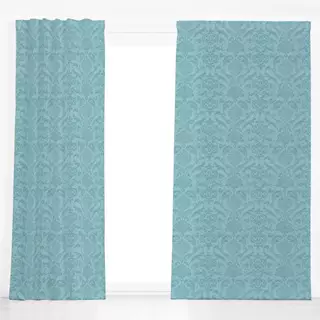 Dekovorhang Vintage Damask Teal