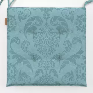 Sitzkissen Vintage Damask Teal