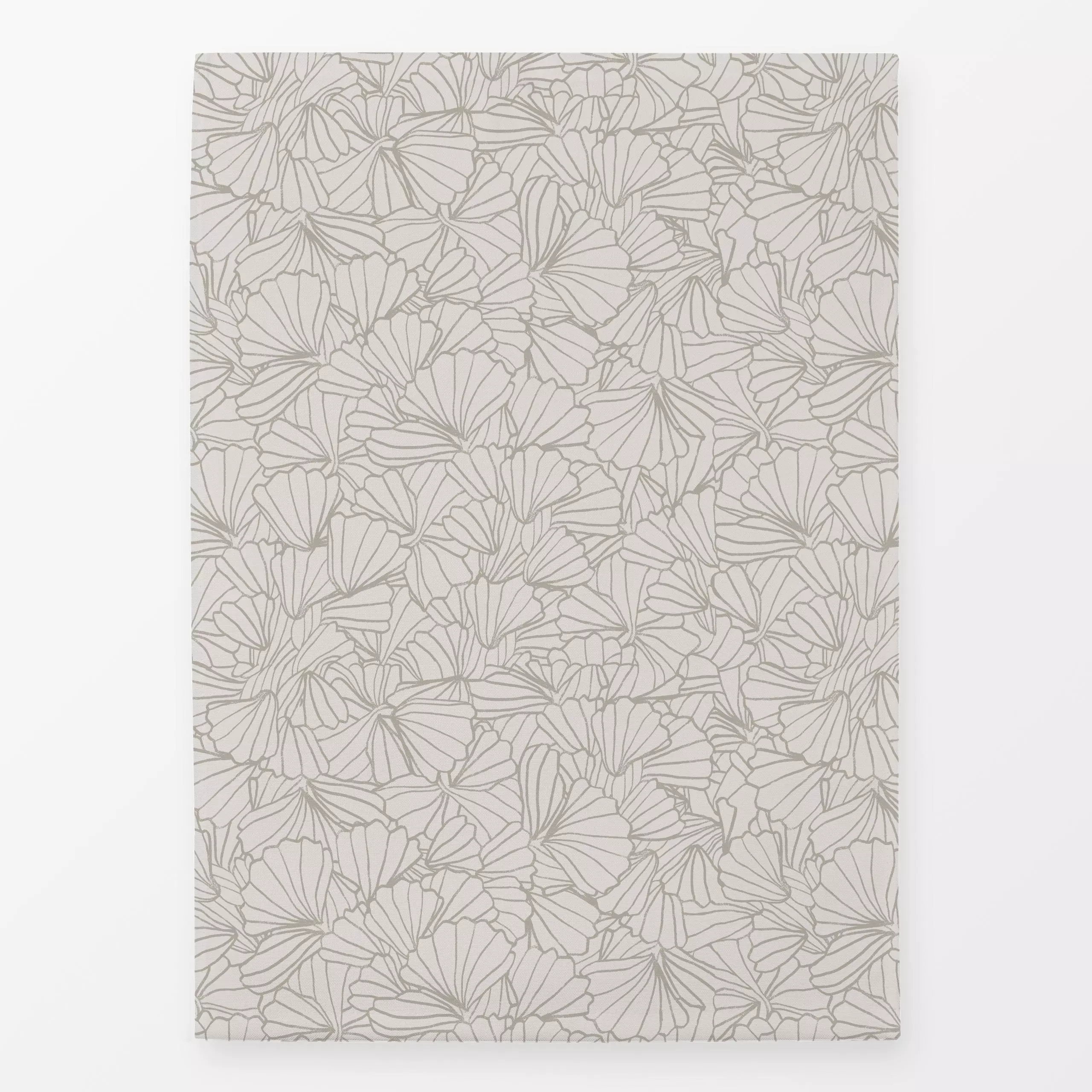 Geschirrtücher Muscheln Beige Hell - Natur & Landschaft, Sommer, Symbole & Muster - von „textilwerk x hejmelig"; Strand, bei...