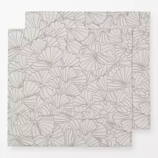 Servietten Muscheln Beige Hell