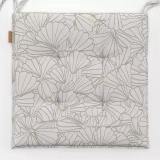 Sitzkissen Muscheln Beige Hell