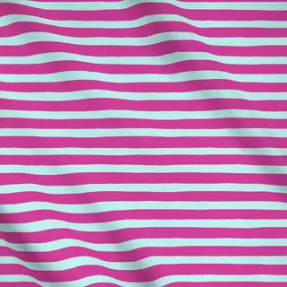 Meterware Vertical Stripes Teal Pink
