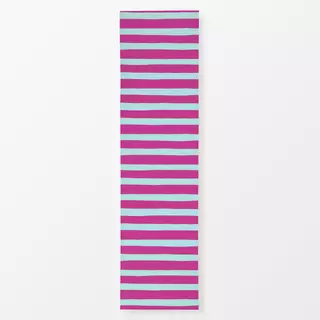 Tischläufer Vertical Stripes Teal Pink