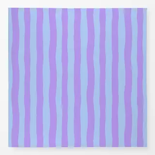 Tischdecke Blockstreifen Lila Hellblau