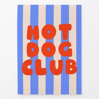 Geschirrtuch Hot Dog Club