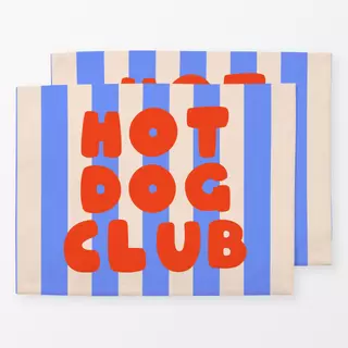 Tischset Hot Dog Club