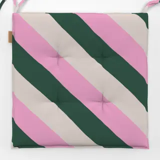 Sitzkissen Diagonale Streifen