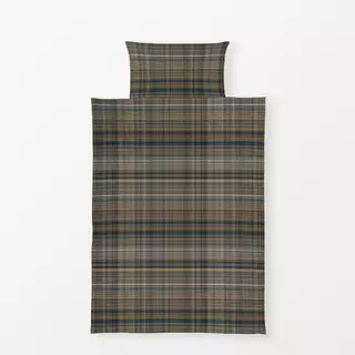 Bettwäsche Herbstliches Karomuster