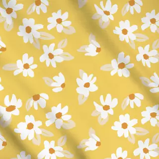 Meterware Daisy Yellow