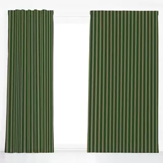 Dekovorhang Bold Stripes fern green