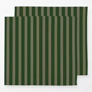 Servietten Bold Stripes fern green