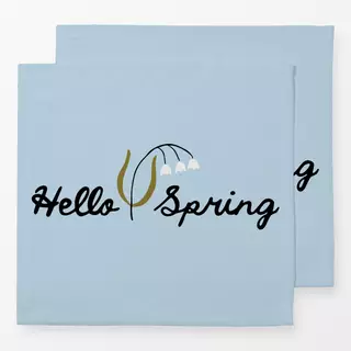 Servietten Hello Spring