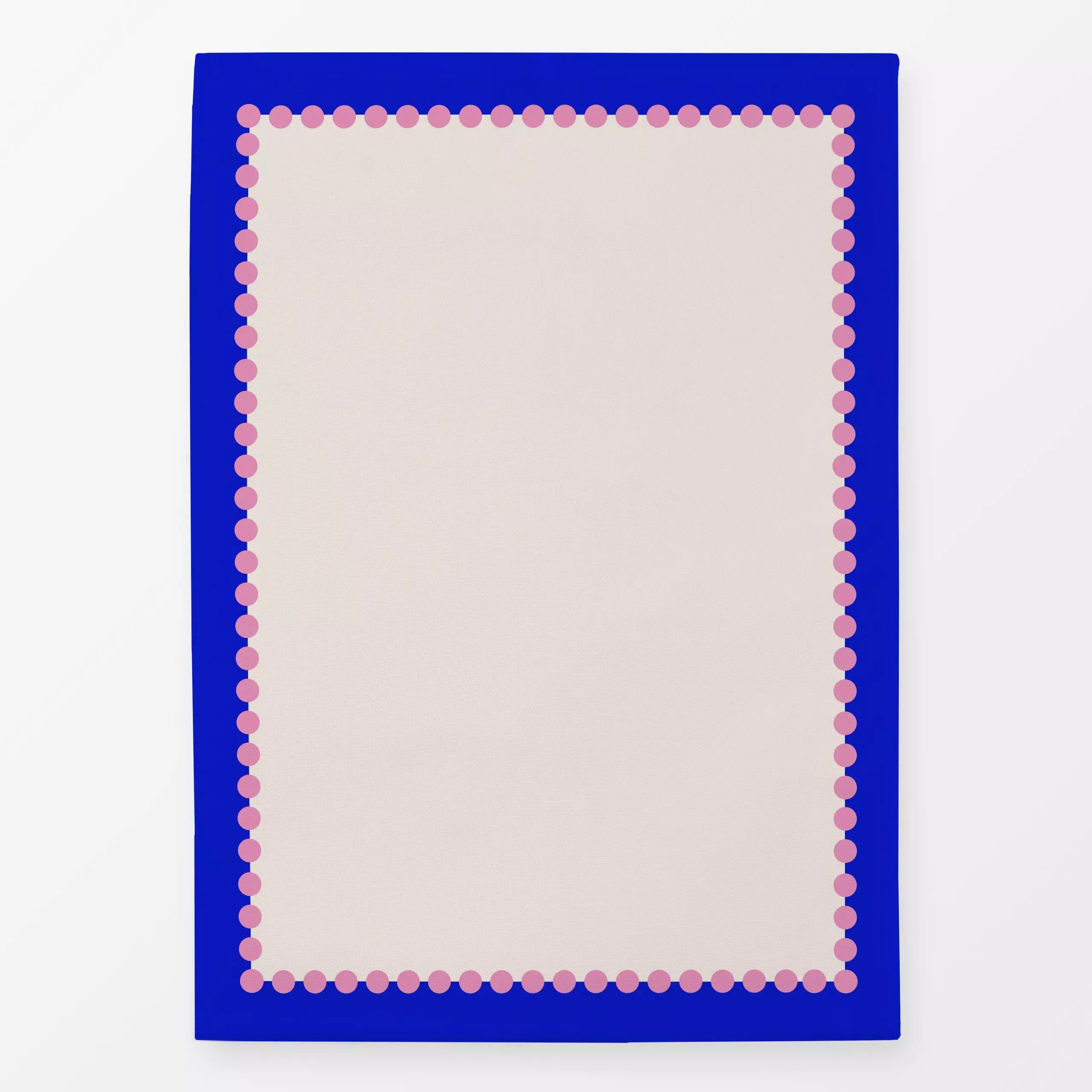 Geschirrtücher Punkte Blau Pink - Symbole & Muster - von „Sophie Augustin Illustration"; Muster, Punkte, grafisch, Esstisch,...