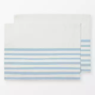 Tischset Beach Stripes aqua