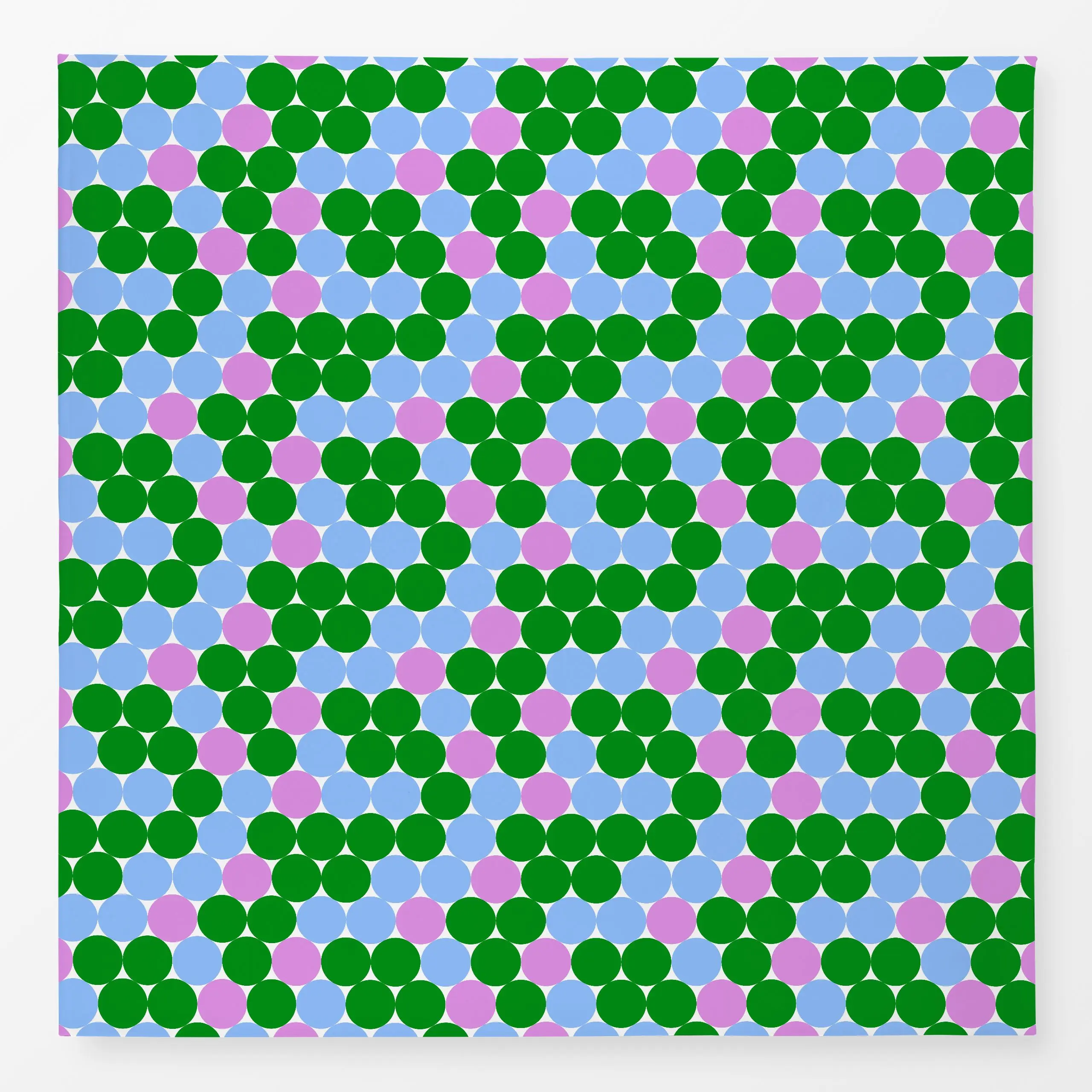 Tischdecke Große Punkte Grün Blau - Symbole & Muster - von „Sophie Augustin Illustration"; Muster, Punkte, Kreise, grafisch,...