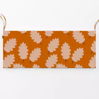 Bankauflage Herbstblätter Beige Orange