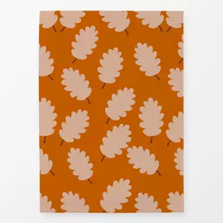 Geschirrtücher Herbstblätter Beige Orange