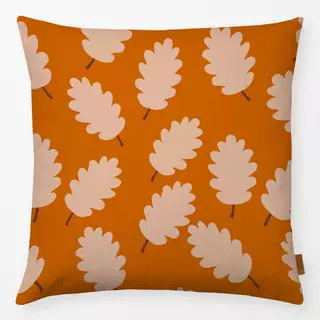 Kissen Herbstblätter Beige Orange