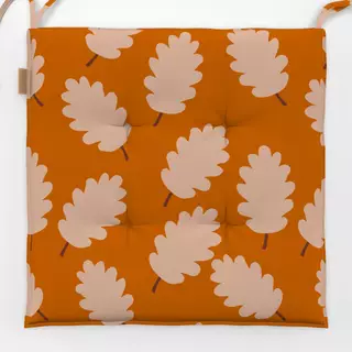 Sitzkissen Herbstblätter Beige Orange