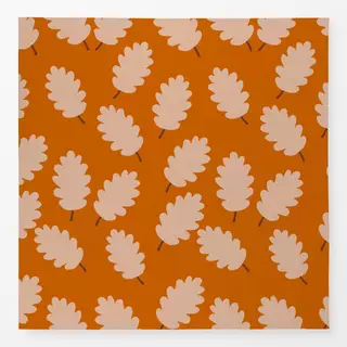 Tischdecke Herbstblätter Beige Orange