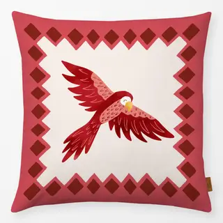 Kissen Parrot red