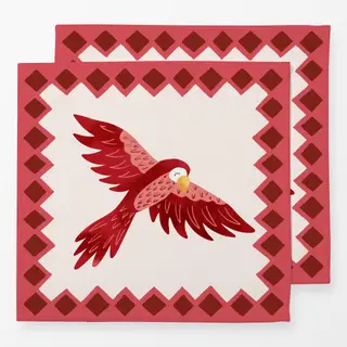 Servietten Parrot red