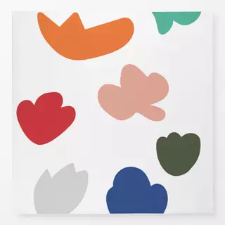 Tischdecke Blumen Abstrakt 12