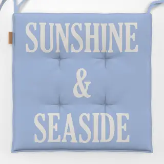 Sitzkissen Sunshine Seaside Blau