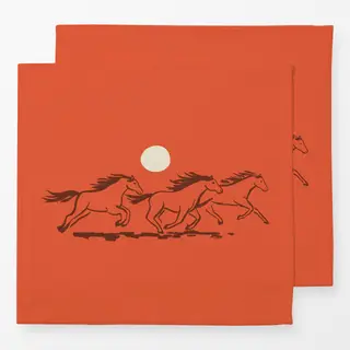 Servietten Mountain Horses