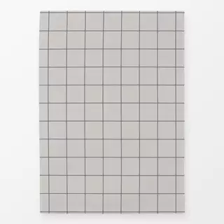 Geschirrtuch Grey On White Sand Grid