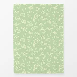 Geschirrtücher Roadtrip Essentials Hellgrün