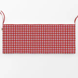 Bankauflage Karo Pattern