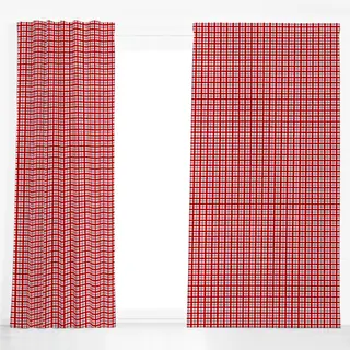 Dekovorhang Karo Pattern