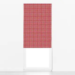 Raffrollo Karo Pattern
