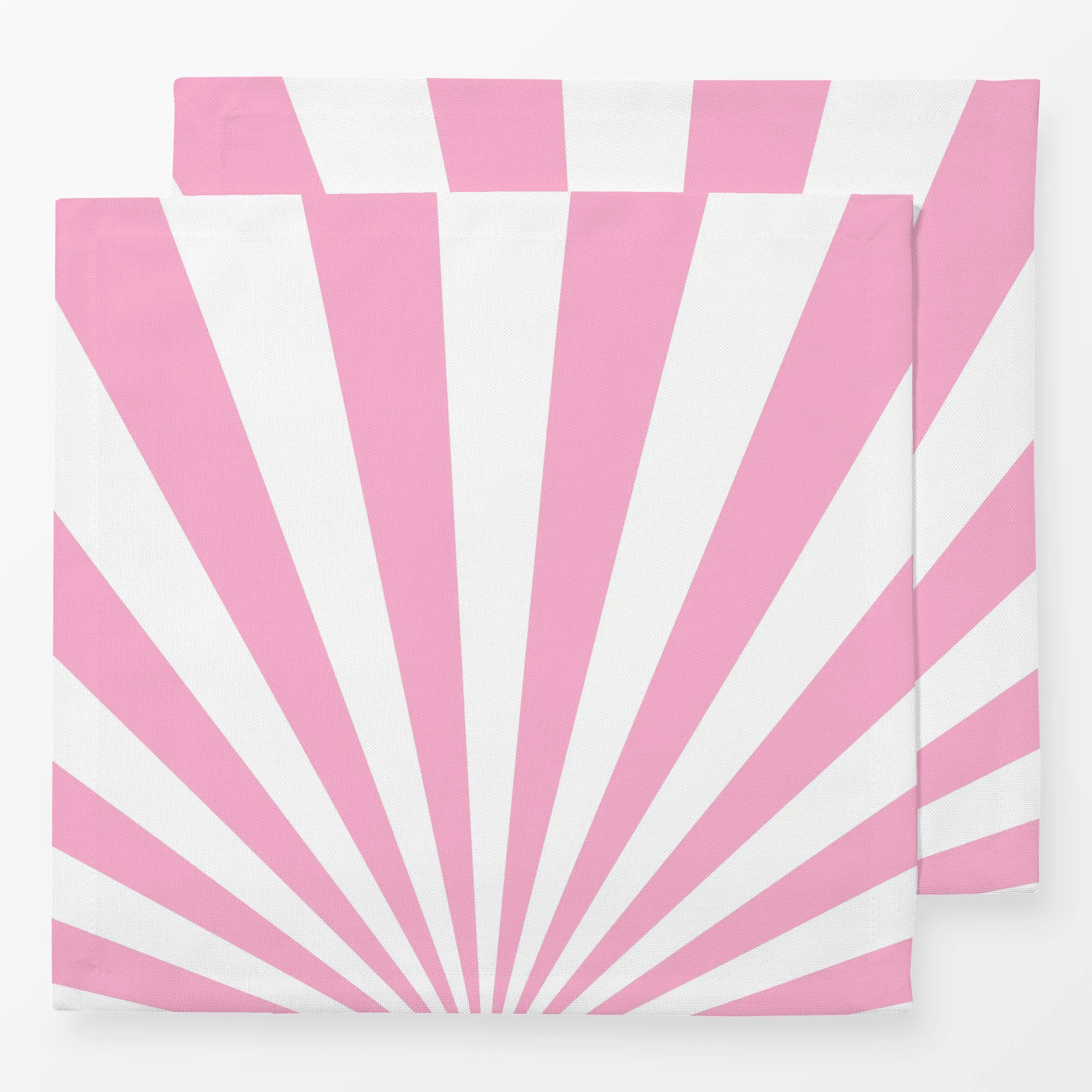 Servietten Happy Summer Pink Retro - Sommer, Symbole & Muster, Retro & Vintage - von „Monika Strigel"; abstrakt, rosa, Sonne...