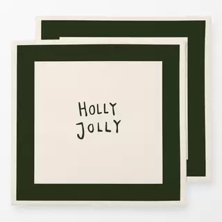Servietten Holly Jolly